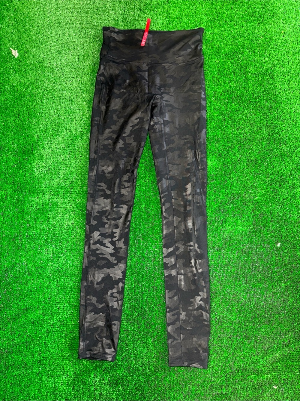 SPANX Black Camo High-Waist Leggings